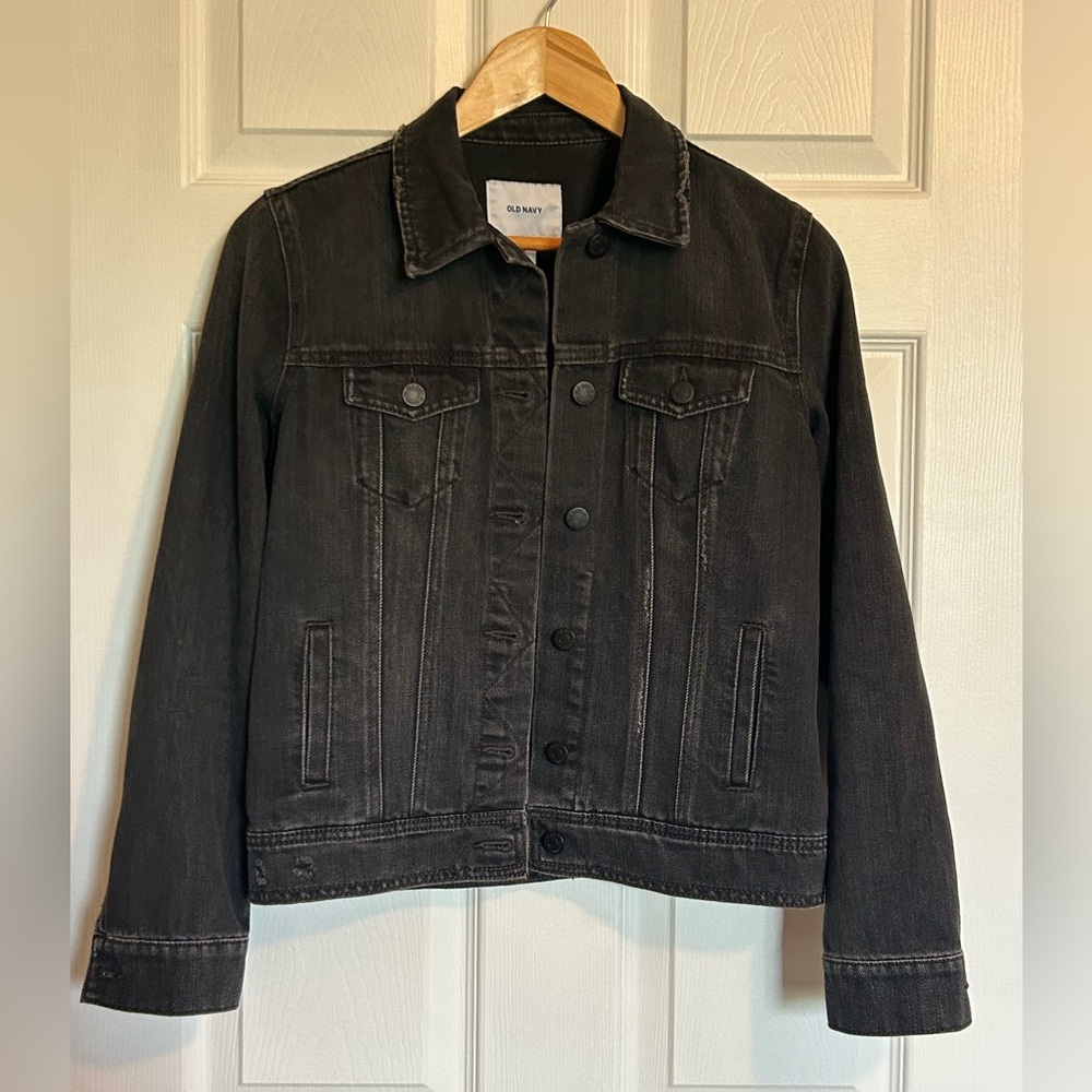 Old Navy Black Jean Jacket